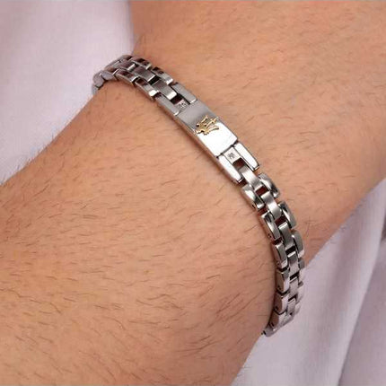 Bracciale Maserati Jewels in acciaio inossidabile JM221ATY04 da uomo