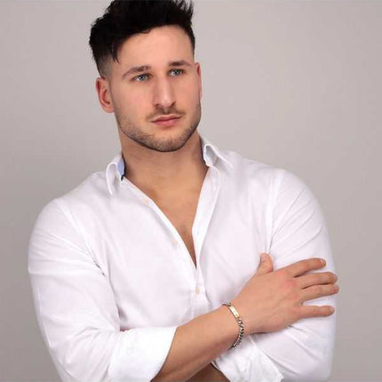 Bracciale Maserati Jewels in acciaio inossidabile JM221ATY07 da uomo