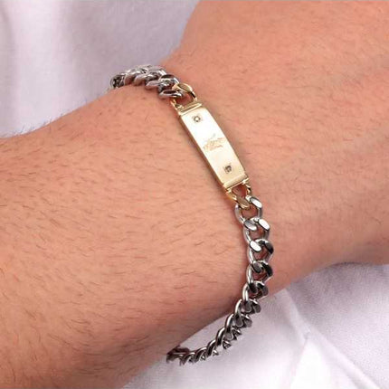 Bracciale Maserati Jewels in acciaio inossidabile JM221ATY07 da uomo