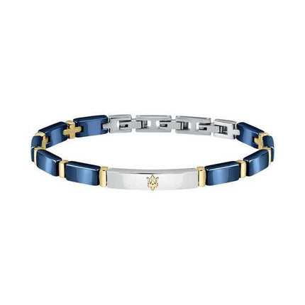 Bracciale Maserati Jewels in acciaio e ceramica JM221ATZ02 da uomo