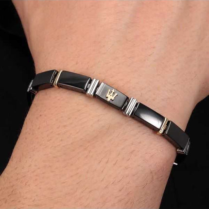 Bracciale Maserati Jewels in acciaio inossidabile JM221ATZ03 da uomo