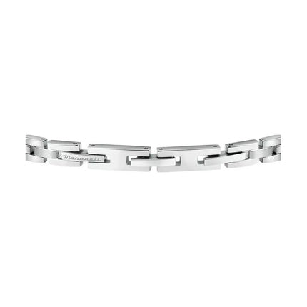 Bracciale Maserati Iconic in acciaio bicolore con cristalli JM224AVD42 da uomo