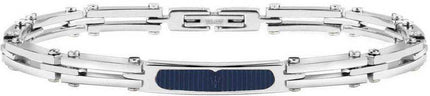 Bracciale Maserati Prestige JM417AKV02 in argento sterling da uomo