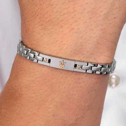 Bracciale da uomo Maserati Jewels in acciaio inossidabile JM420ATH05