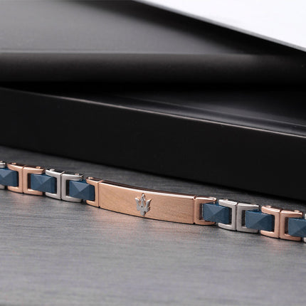 Bracciale da uomo Maserati Jewels in acciaio inossidabile JM420ATI05