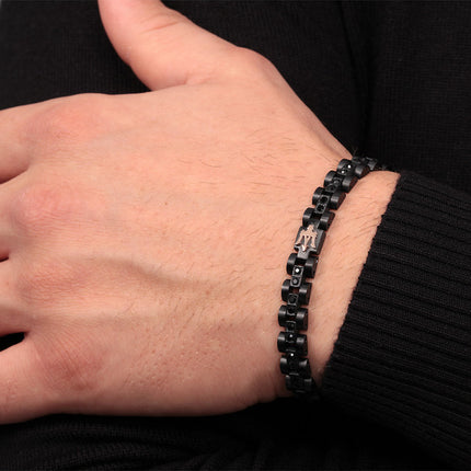 Bracciale da uomo Maserati Jewels in acciaio inossidabile JM420ATJ01