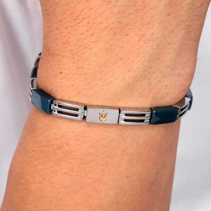 Bracciale Maserati Jewels in acciaio inossidabile JM421ATZ08 da uomo