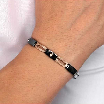 Bracciale Maserati Jewels in acciaio inossidabile JM421ATZ09 da uomo