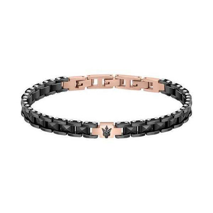 Bracciale Maserati Jewels in acciaio inossidabile nero JM422ATZ13 da uomo