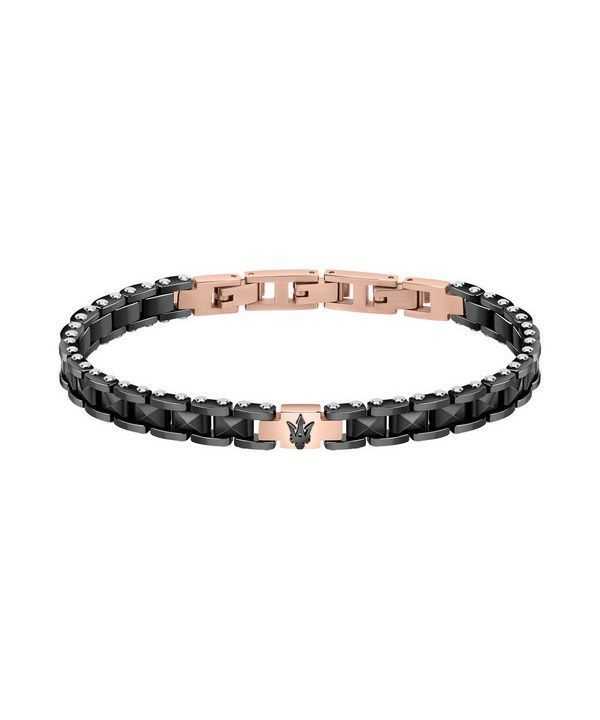Bracciale Maserati Jewels in acciaio inossidabile nero JM422ATZ13 da uomo