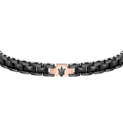 Bracciale Maserati Jewels in acciaio inossidabile nero JM422ATZ13 da uomo