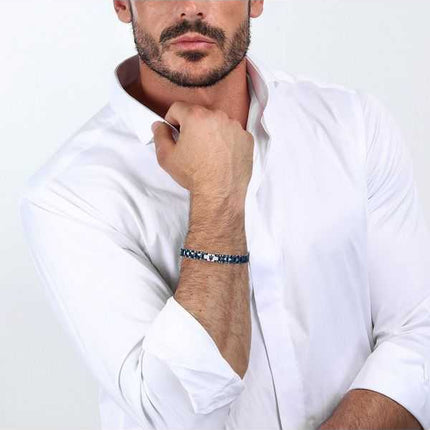 Bracciale Maserati Jewels in acciaio e ceramica JM422ATZ14 da uomo