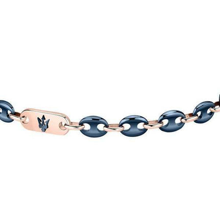 Bracciale Maserati Jewels in acciaio e ceramica JM422ATZ17 da uomo