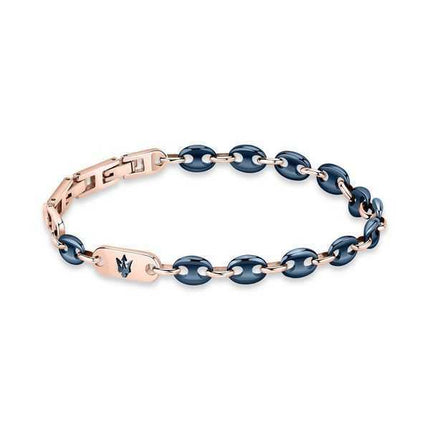 Bracciale Maserati Jewels in acciaio e ceramica JM422ATZ17 da uomo