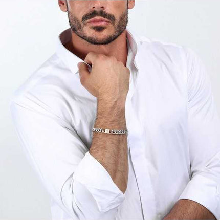 Bracciale da uomo Maserati Jewels in acciaio inossidabile JM422AVD08