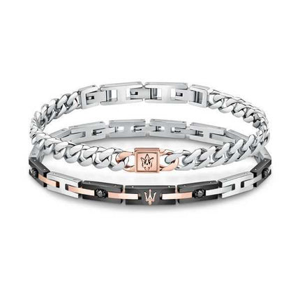Bracciale da uomo Maserati Jewels in acciaio inossidabile JM422AVD08