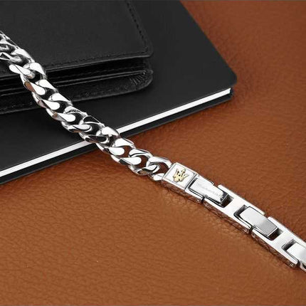 Bracciale da uomo Maserati Jewels in acciaio inossidabile JM422AVD09