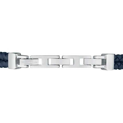 Maserati Jewels Bracciale in pelle riciclata e acciaio inossidabile JM422AVE10 da uomo