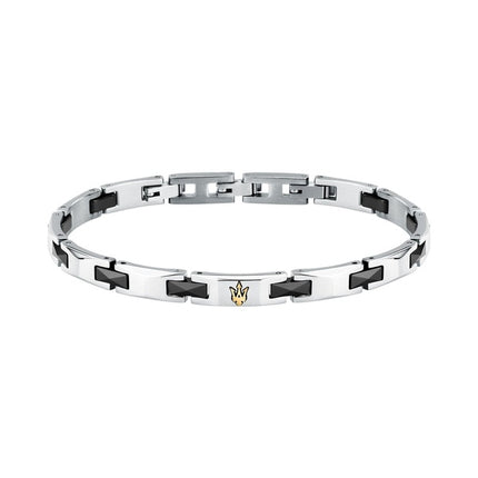 Bracciale Maserati in acciaio e ceramica JM424ATZ49 da uomo