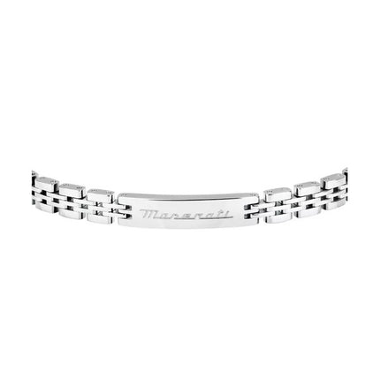 Bracciale Maserati Iconic in acciaio JM424AVD65 da uomo