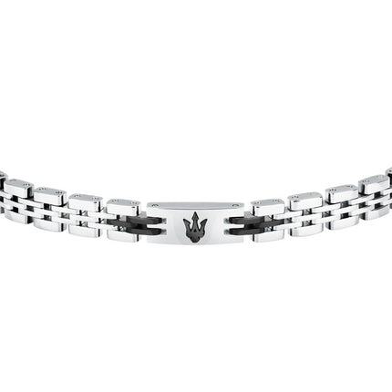 Bracciale Maserati Iconic in acciaio JM424AVD66 da uomo