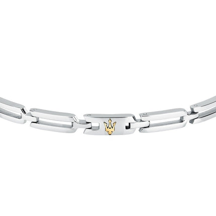 Bracciale Maserati Iconic in acciaio JM424AVD74 da uomo