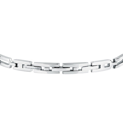 Bracciale Maserati Iconic in acciaio JM424AVD74 da uomo