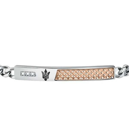 Bracciale da uomo Maserati Jewels in acciaio inossidabile JM521ATY14