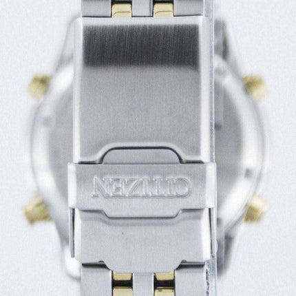 Citizen Navihawk Pilot Style Cronografo al quarzo analogico digitale World Time JN0124-84E Orologio da uomo