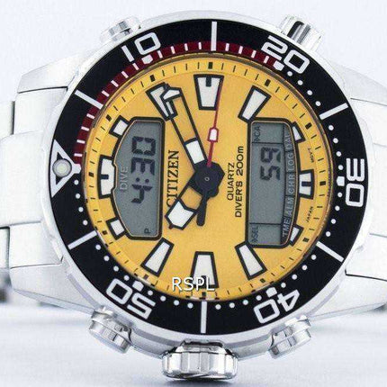 Orologio da polso digitale Citizen Aqualand Promaster Diver da 200M analogico digitale JP1090-86X