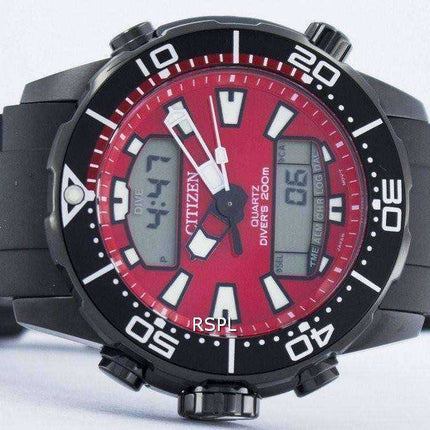 Orologio da uomo digitale analogico analogico digitale JP1095-15X Citizen Aqualand Promaster Diver