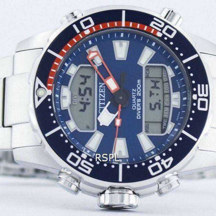 Orologio da uomo digitale analogico analogico digitale JP1099-81L del Citizen Aqualand Promaster Diver