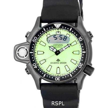 Orologio da uomo Citizen Promaster Aqualand Full Luminous Dial Quartz Diver's JP2007-17W 200M