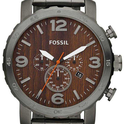 Orologio da uomo Fossil Nate Chronograph Quartz Smoke Stainless Steel JR1355