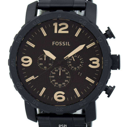 Fossil Nate Chronograph Brown Dial JR1356 - Orologio da uomo