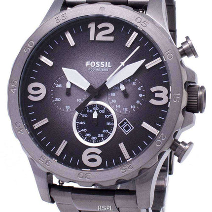 Fossil Nate Chronograph Smoke Grey Dial JR1437 - Orologio da uomo