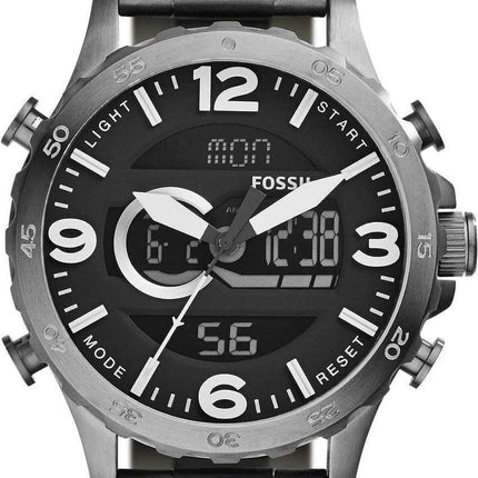 Orologio da uomo Fossil Nate analogico al quarzo digitale JR1491