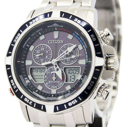 Orologio da uomo Citizen Sailhawk Eco-Drive cronografo analogico digitale JR4051-54L