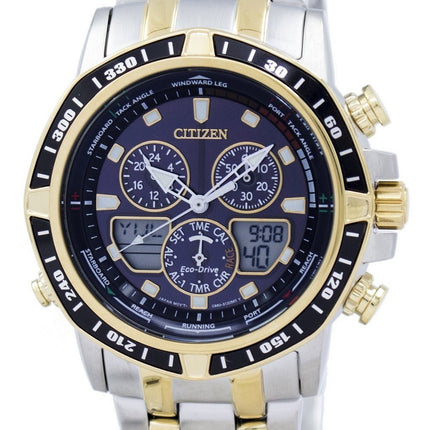 Orologio da uomo Citizen Eco-Drive Sailhawk cronografo analogico digitale JR4054-56E