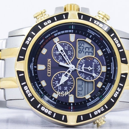 Orologio da uomo Citizen Eco-Drive Sailhawk cronografo analogico digitale JR4054-56E