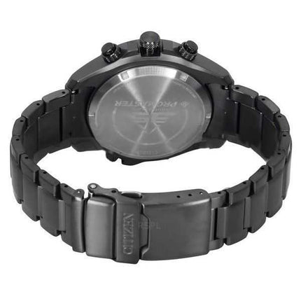 Orologio da uomo Citizen Promaster Land 35th Anniversary Cronografo Quadrante Nero e Grigio Eco-Drive JV1008-63E 200M