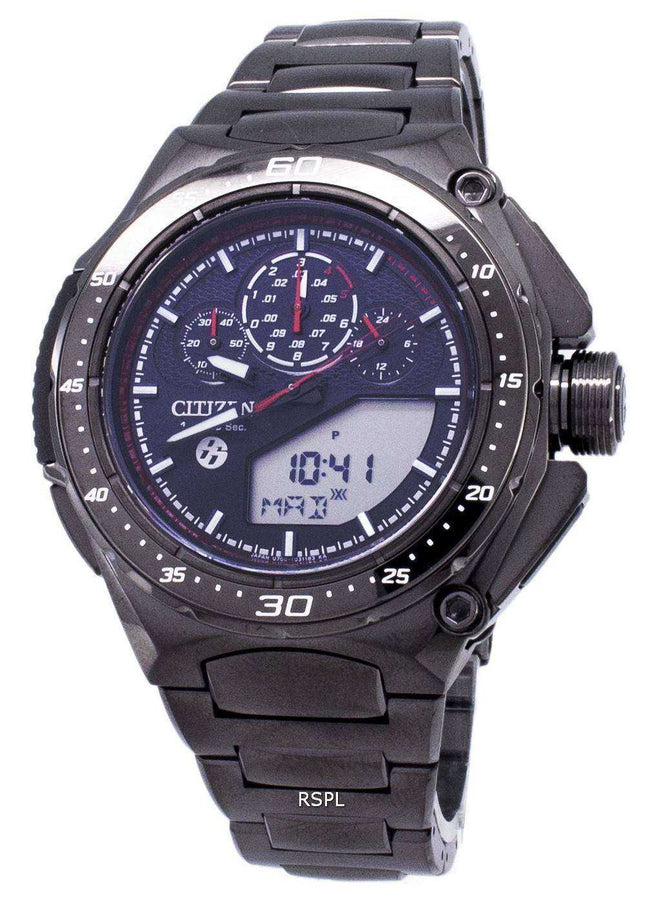 Citizen Eco-Drive JW0104-51E Orologio da uomo analogico digitale 200M in titanio con edizione limitata