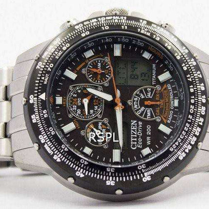 Citizen Skyhawk Eco Drive Radio Controlled JY0010-50E JY0010 Promaster Orologio da uomo in titanio