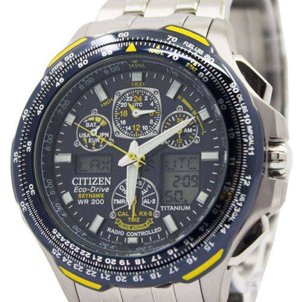 Citizen Skyhawk Eco Drive Titanium Radio Controlled JY0050-55L JY0050 Orologio da uomo Promaster