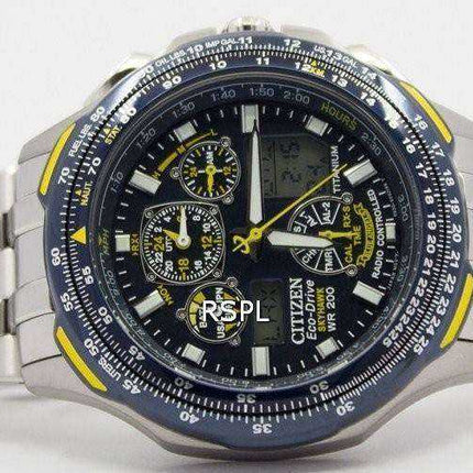 Citizen Skyhawk Eco Drive Titanium Radio Controlled JY0050-55L JY0050 Orologio da uomo Promaster