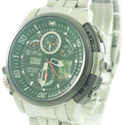 Citizen Promaster Skyhawk EcoDrive Titanium JY8000-50E JY8000 Orologio radiocontrollato World Time da uomo