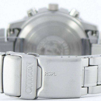 Orologio da uomo Citizen Promaster Sky Pilot Titanium Eco-Drive radiocontrollato World Time JY8020-52E