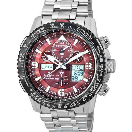 Orologio da uomo Citizen Promaster Skyhawk Perpetual Calendar Red Dial Eco-Drive JY8086-89X 200M