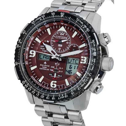 Orologio da uomo Citizen Promaster Skyhawk Perpetual Calendar Red Dial Eco-Drive JY8086-89X 200M