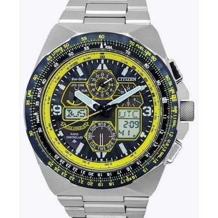Orologio da uomo Citizen Promaster Skyhawk AT Blue Angels Cronografo Eco-Drive JY8125-54L 200M